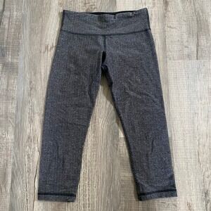Lululemon herringbone cropped leggings size 6